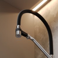 Смеситель для кухни Sancos Orta SC4008CH с гибким изливом, хром