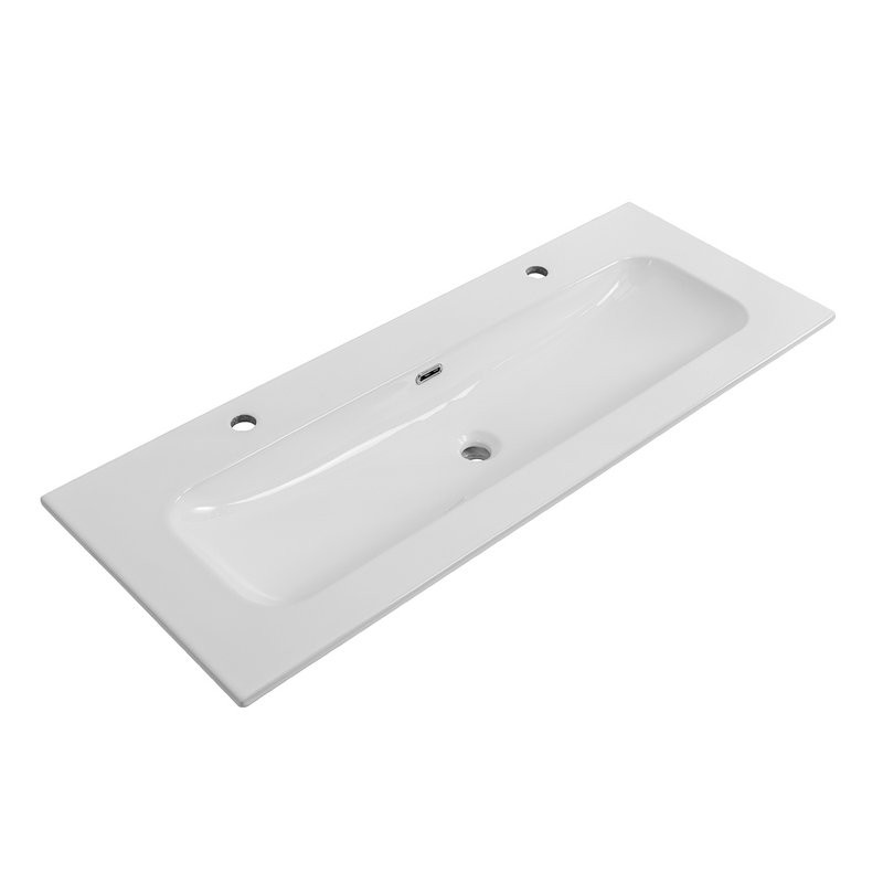 Тумба с раковиной Cezares Eco Cer-N 120 фисташковый софт, раковина Eco 120-1-2, ручки серые