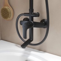 Душевая стойка IDDIS Ray RAYBL3Fi06 черный