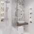 Мебель для ванной STWORKI Ольборг 100 столешница дуб карпентер, без отверстий, с тумбой 50, с раковиной Vitra Shift