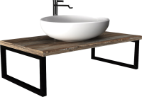 Столешница с раковиной 1MarKa Grunge Loft 100 дуб намибия