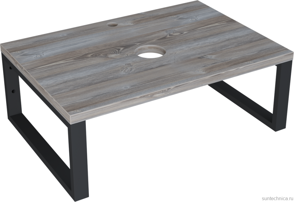 Столешница с раковиной 1MarKa Grunge Loft 100 дуб намибия