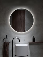 Зеркало круглое Alavann Rondo 70 с подсветкой, с антизапотеванием