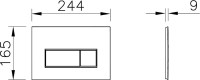 Комплект Унитаз подвесной VitrA Shift 7742B003-0075 белый глянцевый + Крышка DIWO Шифт 0405 быстросъемное, с микролифтом + Инсталляция V-Fix Core 738-5800-01 с кнопкой смыва Root S 740-2380 хром