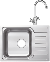 Комплект Мойка IDDIS Sound + Смеситель Acros ACRSB00i05 хром