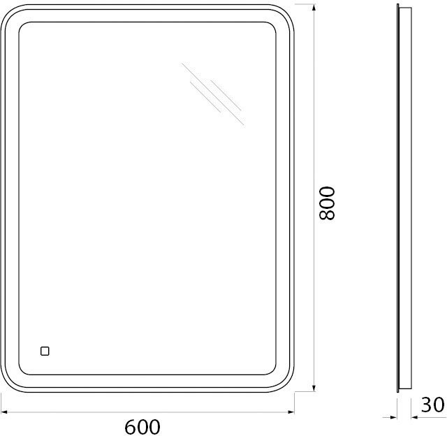 Мебель для ванной комнаты BelBagno Marino 80 bianco opaco