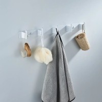 Крючки для ванной и кухни / планка с 5 крючками Shevanik SG5751C, белый Крючки для ванной и кухни / планка с 5 крючками Shevanik SG5751C, белый