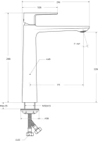 Смеситель Cezares Lux LC-01-W0 хром Смеситель Cezares Lux LC-01-W0 хром