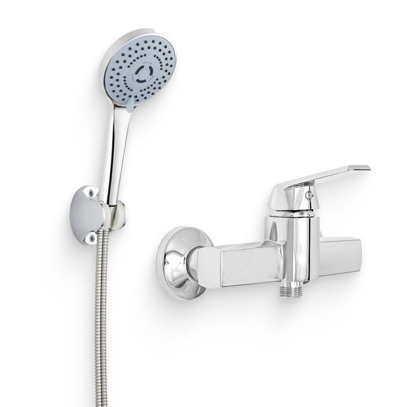 Душевой комплект Смеситель для душа Orange One Life P02-200cr + Гарнитур OAS011