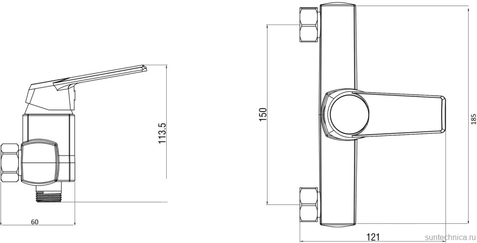 Душевой комплект Смеситель для душа Orange One Life P02-200cr + Гарнитур OAS011