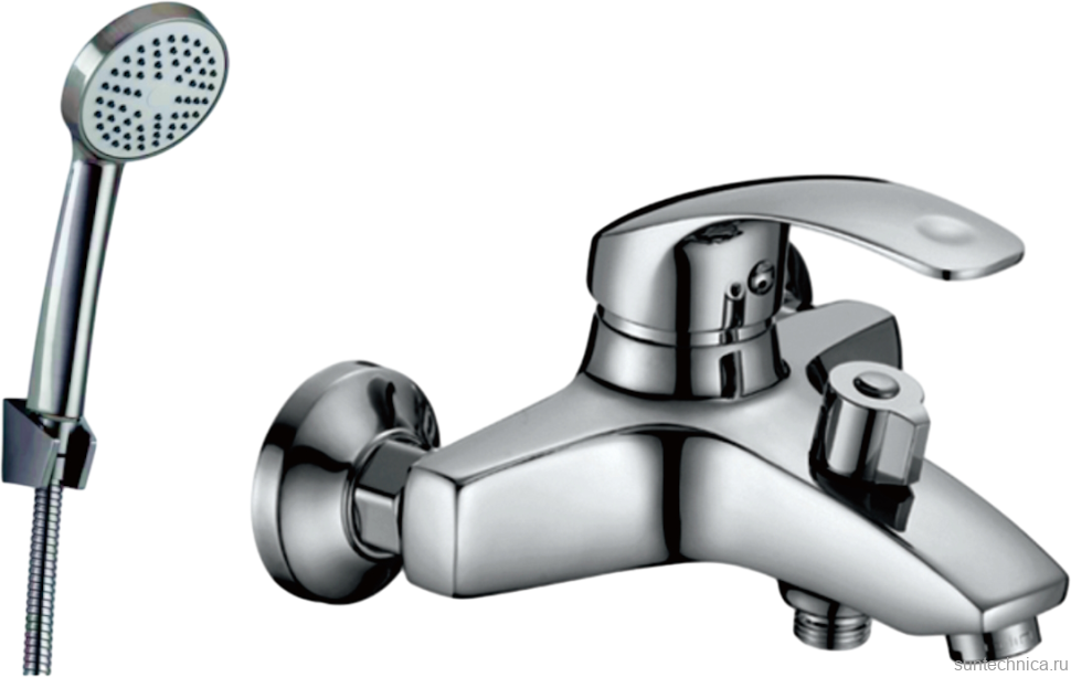 Смеситель для ванны с душем D-lin 401-8 D130401-8 хром