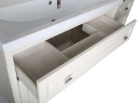 Мебель для ванной комнаты ASB-Woodline Кастелло 100 подвесная, бежевая