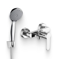 Душевой комплект Смеситель для душа Aquanet Passion AF300-30С хром + Душевая лейка AF000-06C