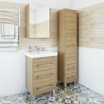 Мебель для ванной Sanflor Ларго 60, швейцарский вяз