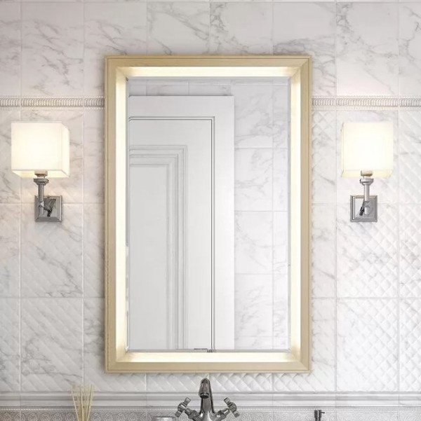 Зеркало KERAMA MARAZZI Plaza Classic 65 с подсветкой, капучино