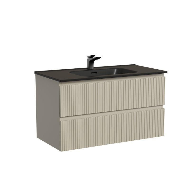 Мебель для ванной комнаты Sancos Snob T 90 beige soft, раковина CN7002MB