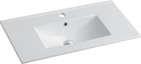 Тумба с раковиной Vincea Mia Slim 80, 2 ящика, бетон