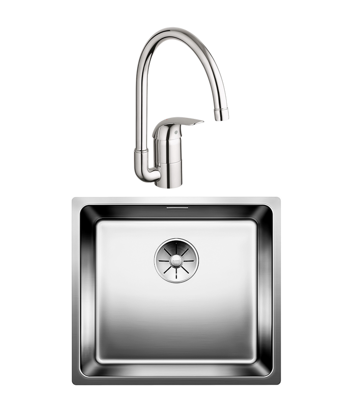 Комплект Мойка Blanco Andano 450-U + Смеситель Grohe Euroeco
