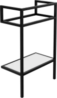 Мебель для ванной комнаты STWORKI Эстфолл 55, черный муар 11054-KL