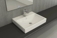 Раковина Berges Strati 61x48, глянцевая белая