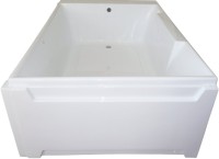 Акриловая ванна Royal Bath Triumph RB 665100 185x120 см, левая, пристенная, белая, с каркасом, для двоих, с экранами