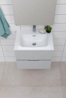 Тумба под раковину Aquanet Алвита new 60 серая, с ящиками
