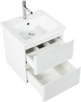 Тумба с раковиной BelBagno Albano-Cer 60 подвесная, bianco lucido