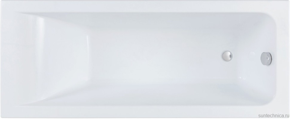 Акриловая ванна Aquanet Bright 216662 180x70 см, пристенная, белая, с каркасом
