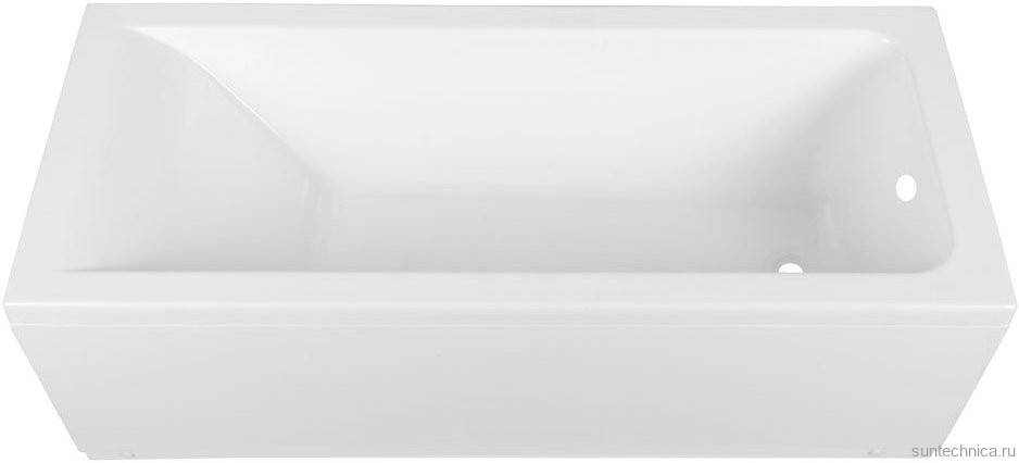 Акриловая ванна Aquanet Bright 216662 180x70 см, пристенная, белая, с каркасом