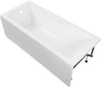 Акриловая ванна Aquanet Bright 216662 180x70 см, пристенная, белая, с каркасом