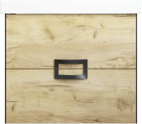 Тумба с раковиной Sanflor Выборг 60 подвесная, дуб крафт золотой