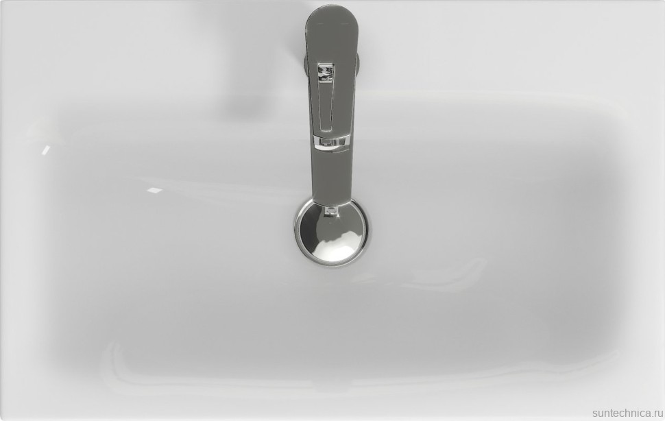 Тумба с раковиной Sanflor Выборг 60 подвесная, дуб крафт золотой