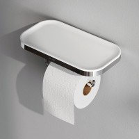 Держатель для туалетной бумаги AM.PM Func A8F341400 с полкой для телефона, хром Держатель для туалетной бумаги AM.PM Func A8F341400 с полкой для телефона, хром
