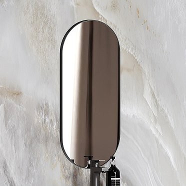 Зеркало Belux Эвора 50, черное