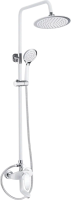 Душевая стойка Shevanik S9836F белый, хром