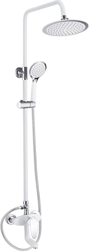 Душевая стойка Shevanik S9836F белый, хром
