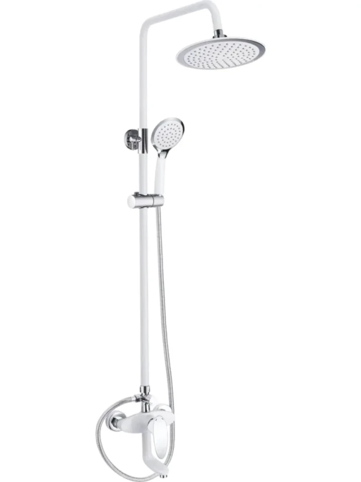Душевая стойка Shevanik S9836F белый, хром