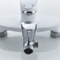 Душевая стойка Shevanik S9836F белый, хром