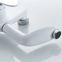 Душевая стойка Shevanik S9836F белый, хром