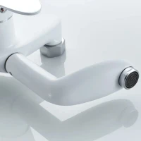 Душевая стойка Shevanik S9836F белый, хром