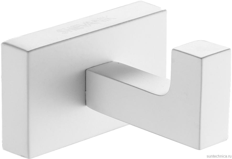 Крючок Shevanik SG5611C белый, на шурупах