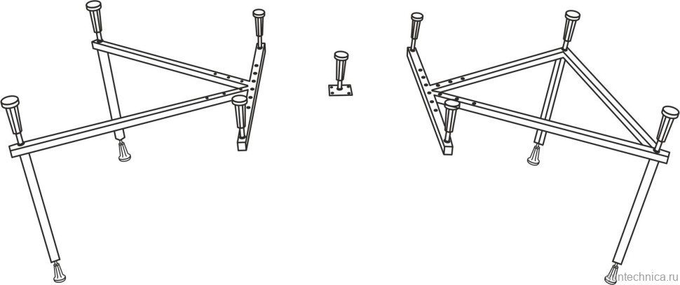 Акриловая ванна WHITECROSS Layla 170x75 см, пристенная, белый глянец, с каркасом