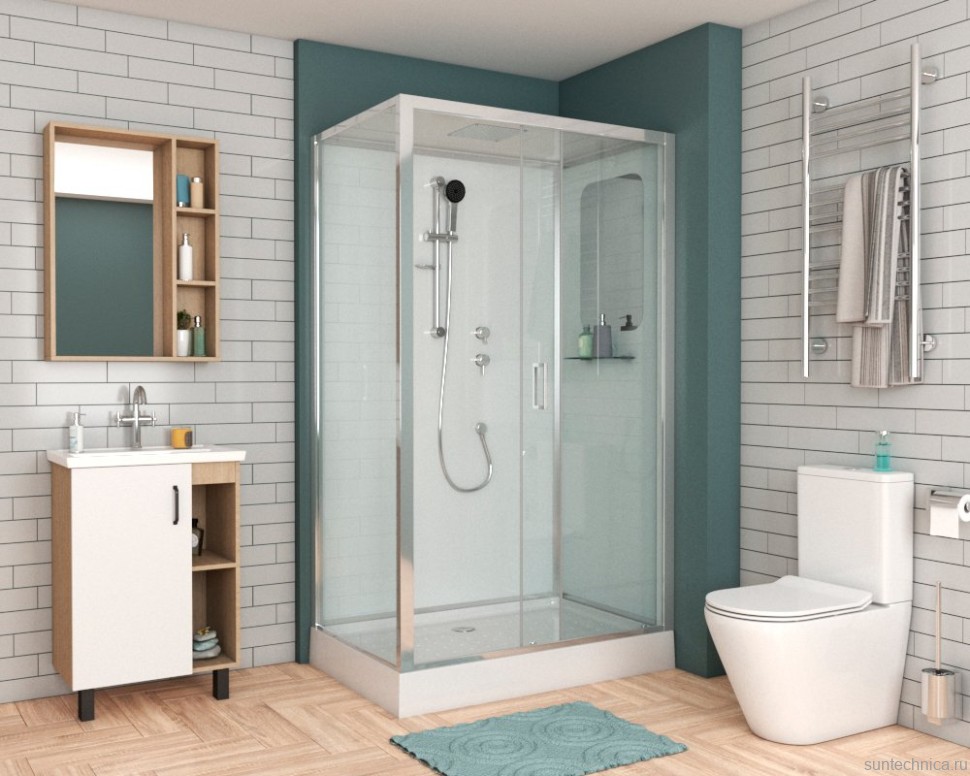 Душевая кабина Niagara Premium NG-6012-01QR 120х80х210 правая, с низким поддоном