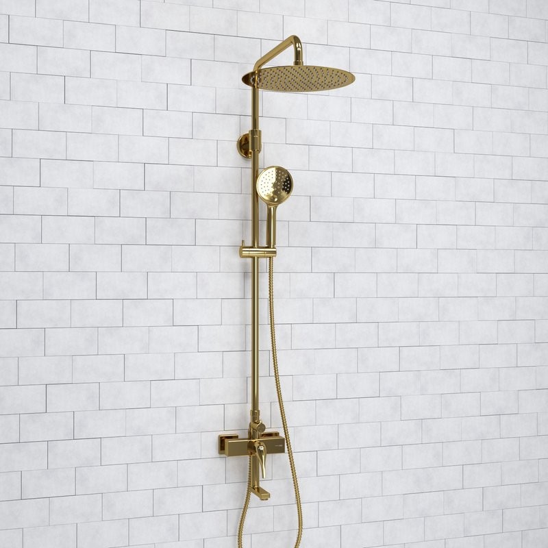 Душевая стойка Wasserkraft Sauer A171.263.207.PG золото
