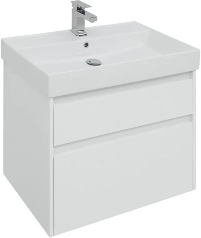 Тумба с раковиной Aquanet Nova Lite 75 2 ящика