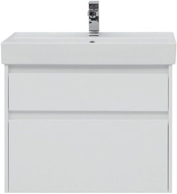 Тумба с раковиной Aquanet Nova Lite 75 2 ящика