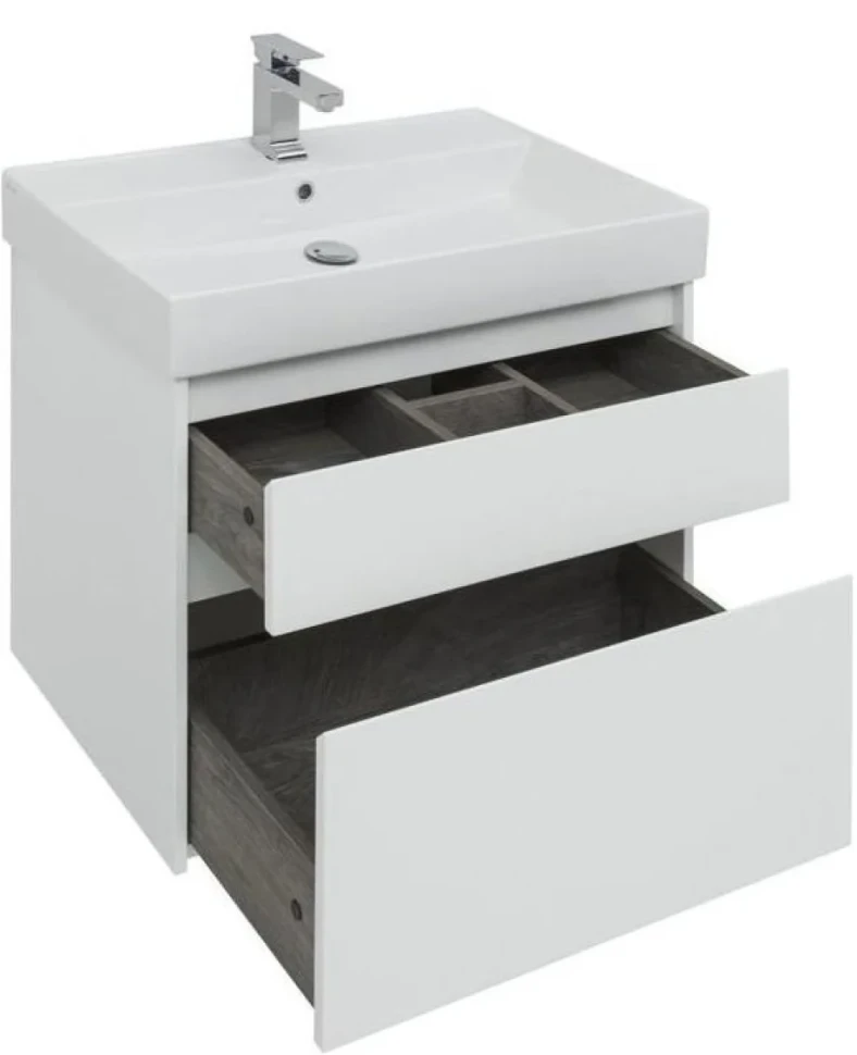 Тумба с раковиной Aquanet Nova Lite 75 2 ящика
