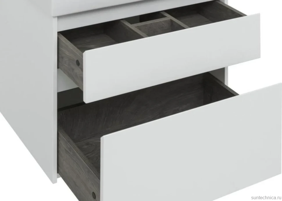 Тумба с раковиной Aquanet Nova Lite 75 2 ящика
