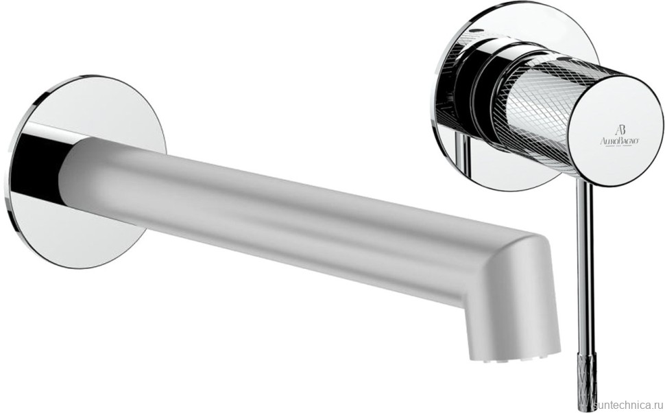 Смеситель для раковины AltroBagno Intento AltroBagnoIntento010504MW С ВНУТРЕННЕЙ ЧАСТЬЮ, матовый белый