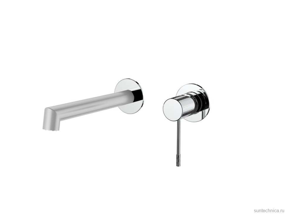 Смеситель для раковины AltroBagno Intento AltroBagnoIntento010504MW С ВНУТРЕННЕЙ ЧАСТЬЮ, матовый белый